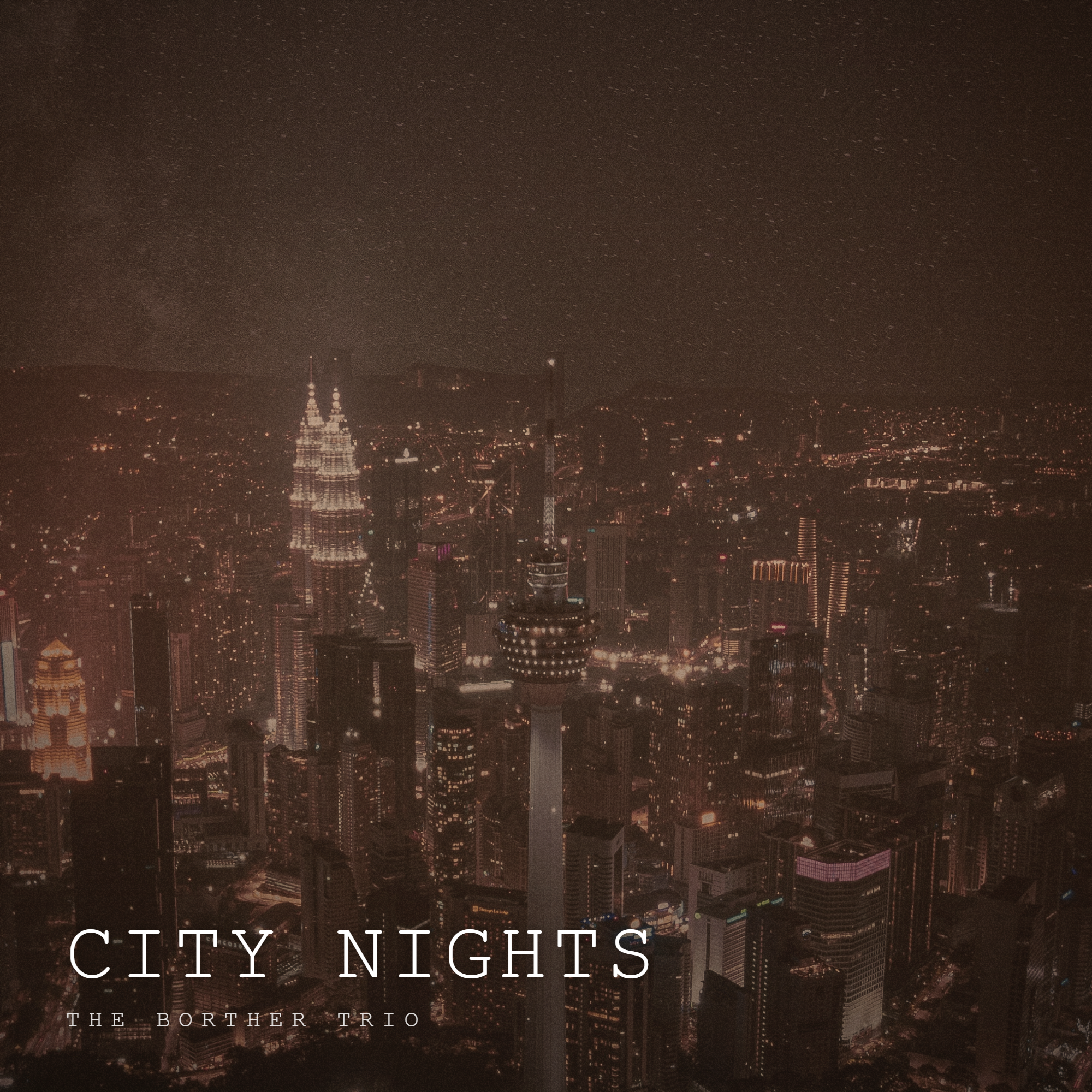 City Nights by The Borther Trio — 70s Jazz vinyl album cover